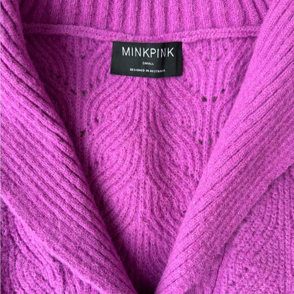 Mink Pink Women's Purple Sweater - Picture 2 of 3